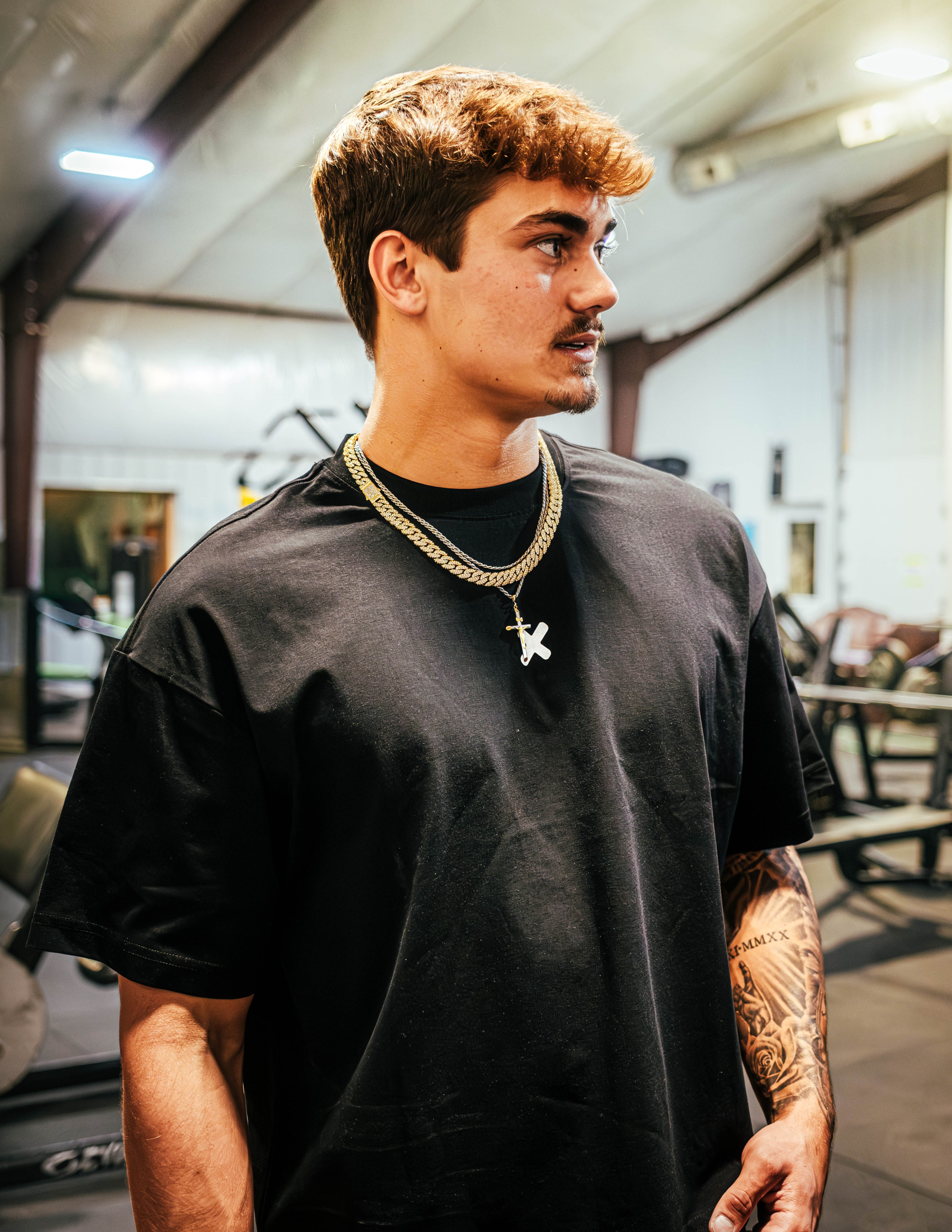 Core Boxy Tee — Black
