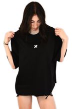 Core Boxy Tee — Black