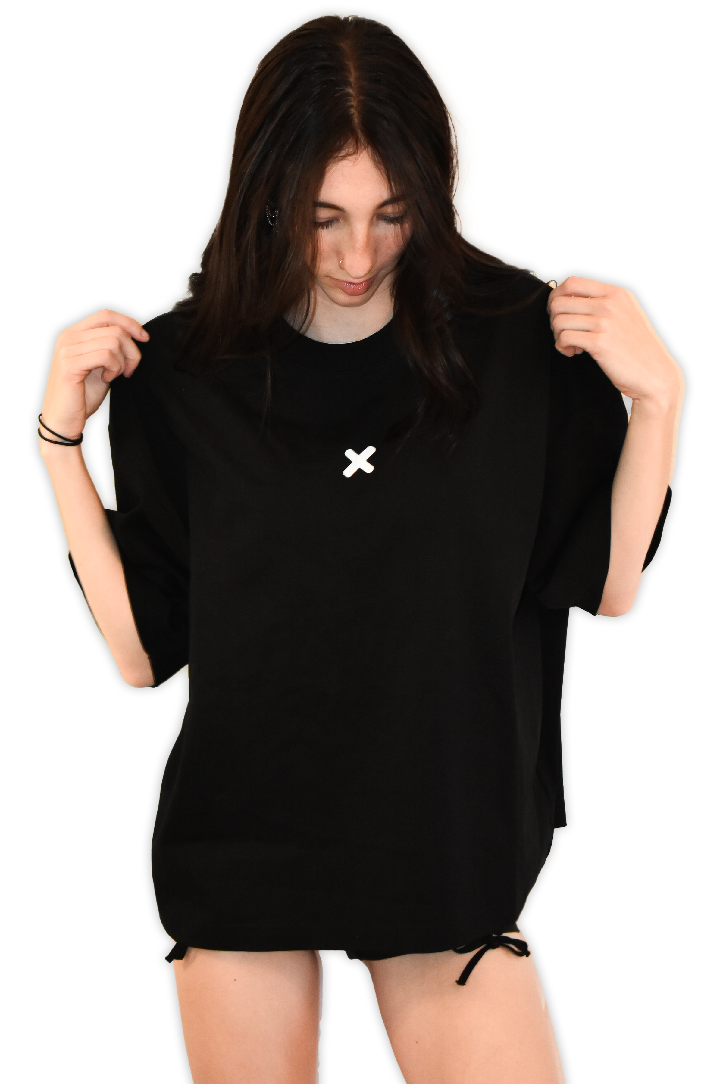 Core Boxy Tee — Black