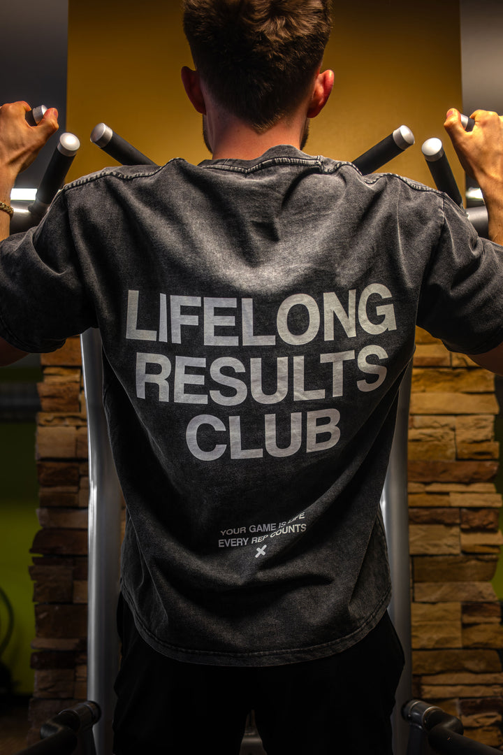 Lifelong Results Club Tee - Black