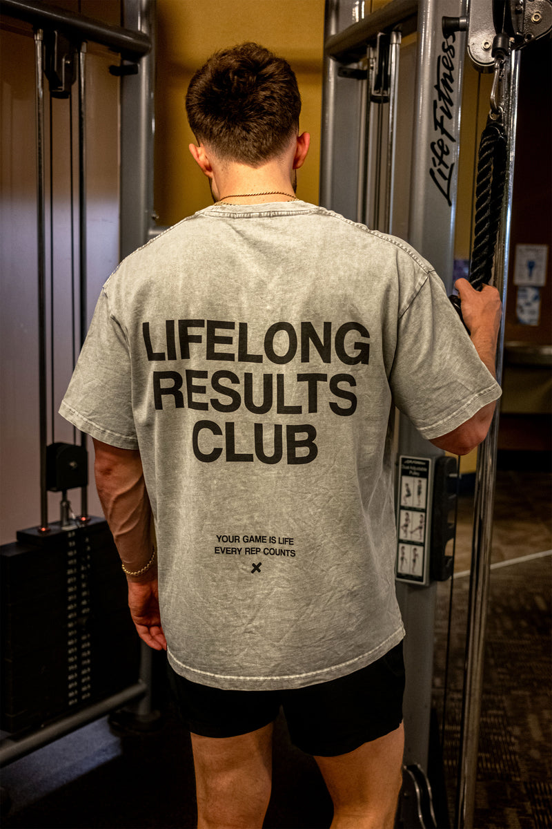 Lifelong Results Club Tee - Gray