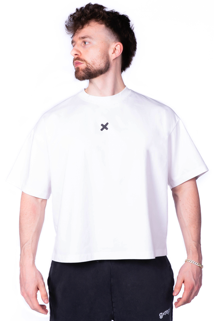 Core Boxy Tee — White